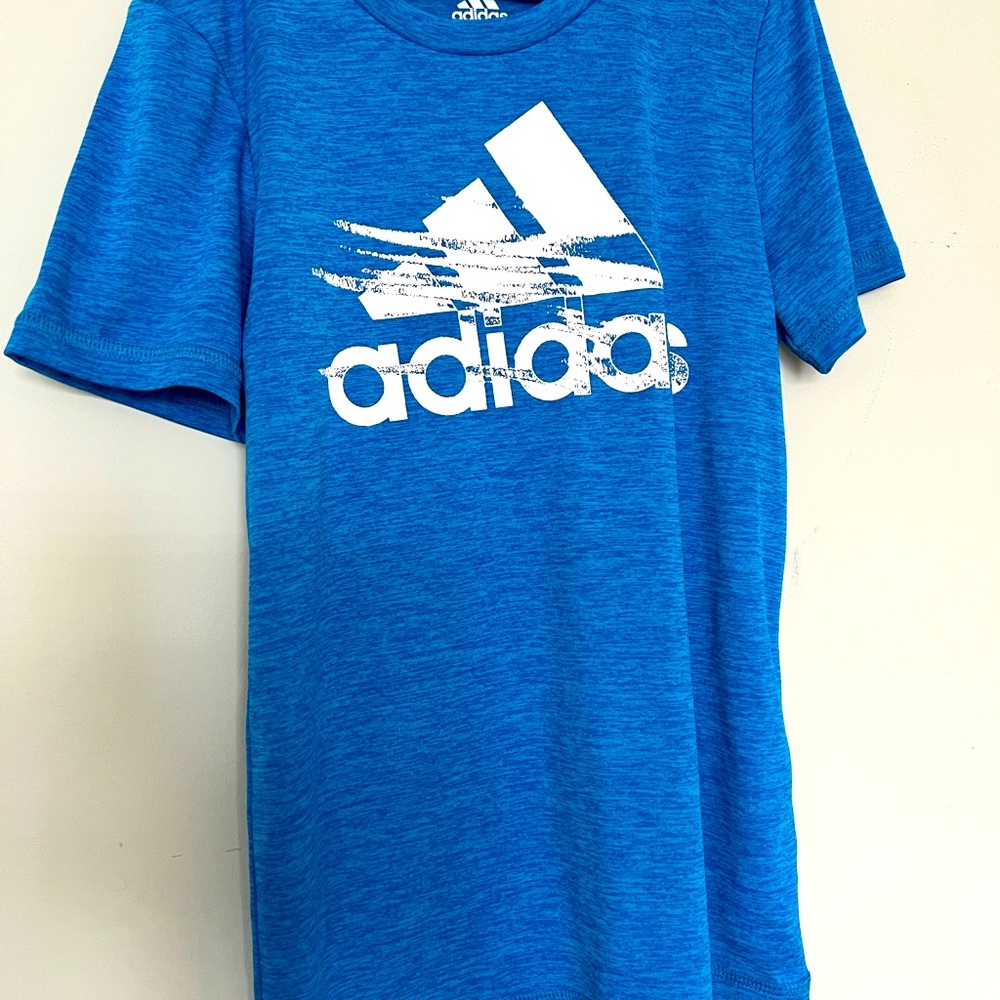 Adidas long jersey top boys size 7Y